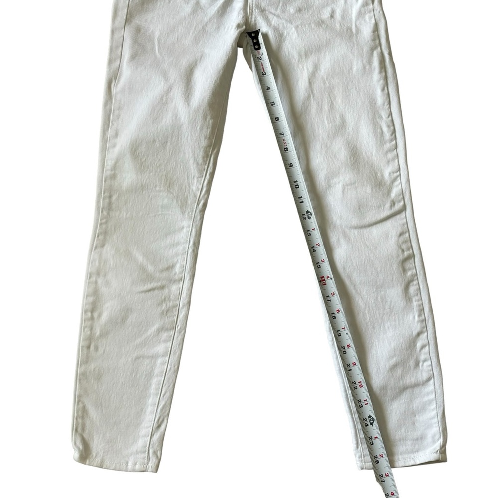 EUC PAIGE Verdugo Ankle Skinny Style DNM656 Optic White Size 6 - Picture 6 of 14